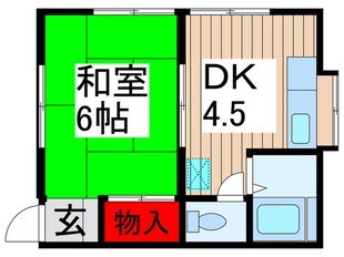 コーポ平成の物件間取画像